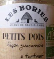 Petits pois façon guacamole à tartiner
