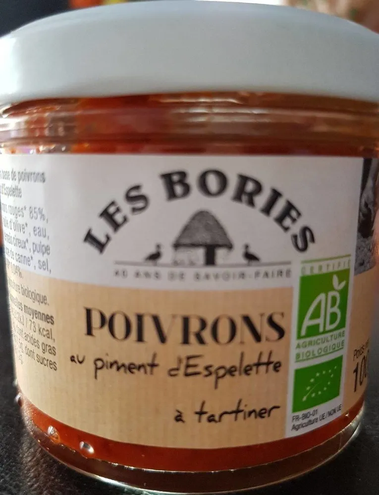 Poivrons au piment d'espelette à tartiner