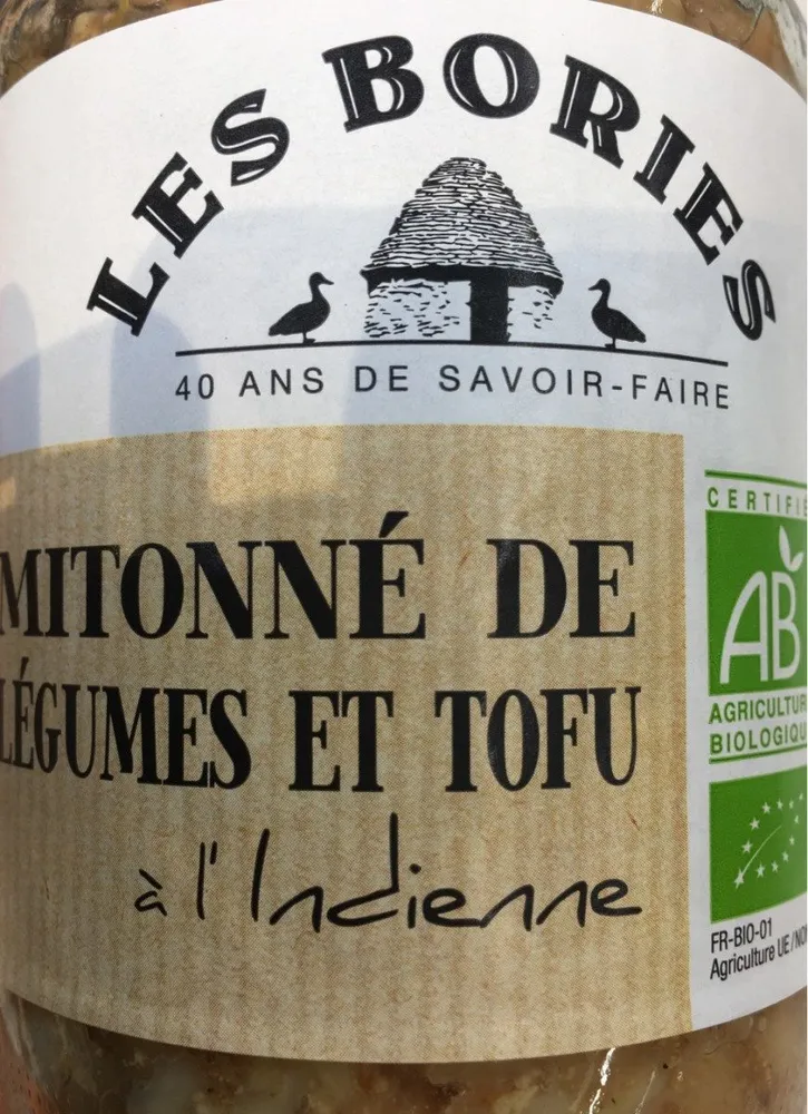 Mitonné legumes tofu