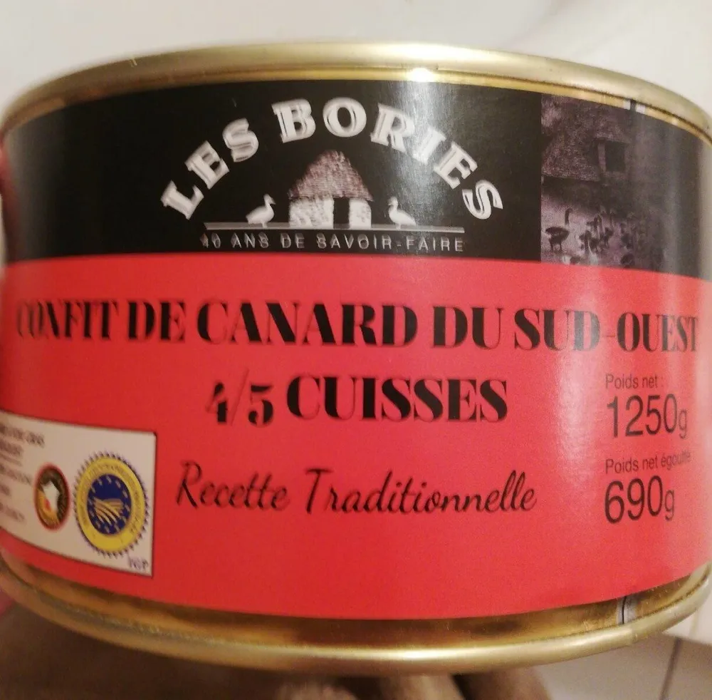 Confit de canard du sud-ouest