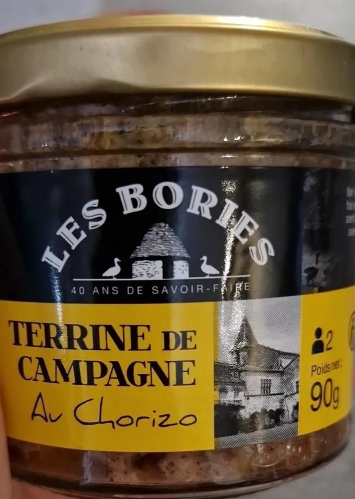 Terrine de campagne au chorizo