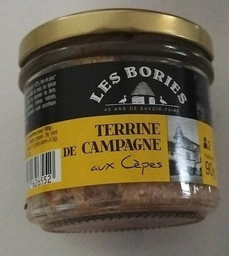 TERRINE DE CAMPAGNE aux Cèpes