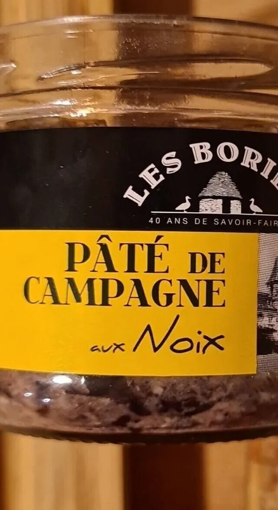Pâté de campagne aux noix