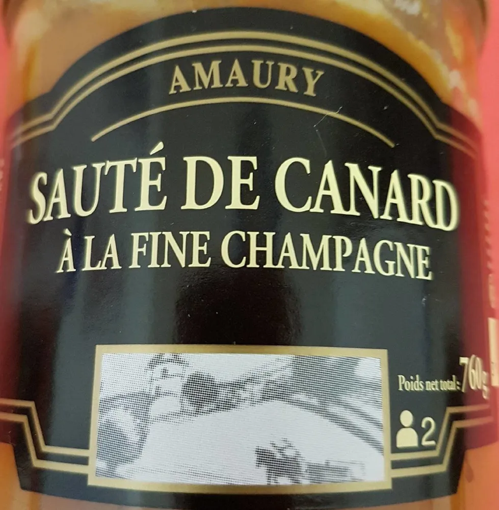 Sauté de canard à la fine champagne