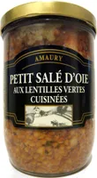 Petit Salé d'Oie Aux Lentilles Vertes Cuisinées