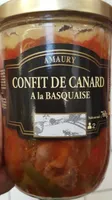 Confit de canard a la basquaise