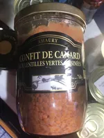 Amaury confit de canard lentilles vertes
