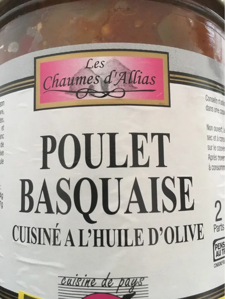 Poulet Basquaise