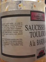 Saucisses de Toulouse à la basquaise