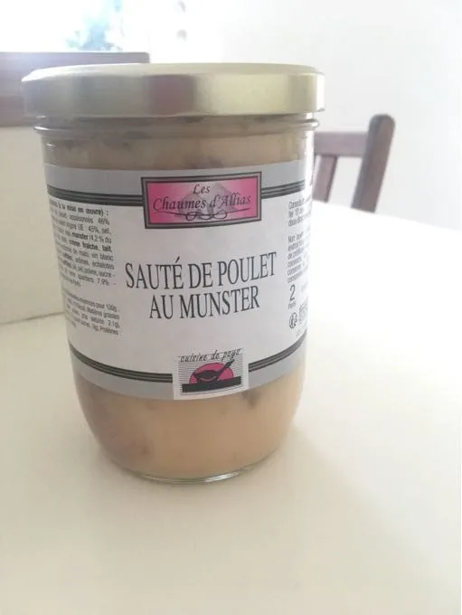 Saute De Poulet Au Munster