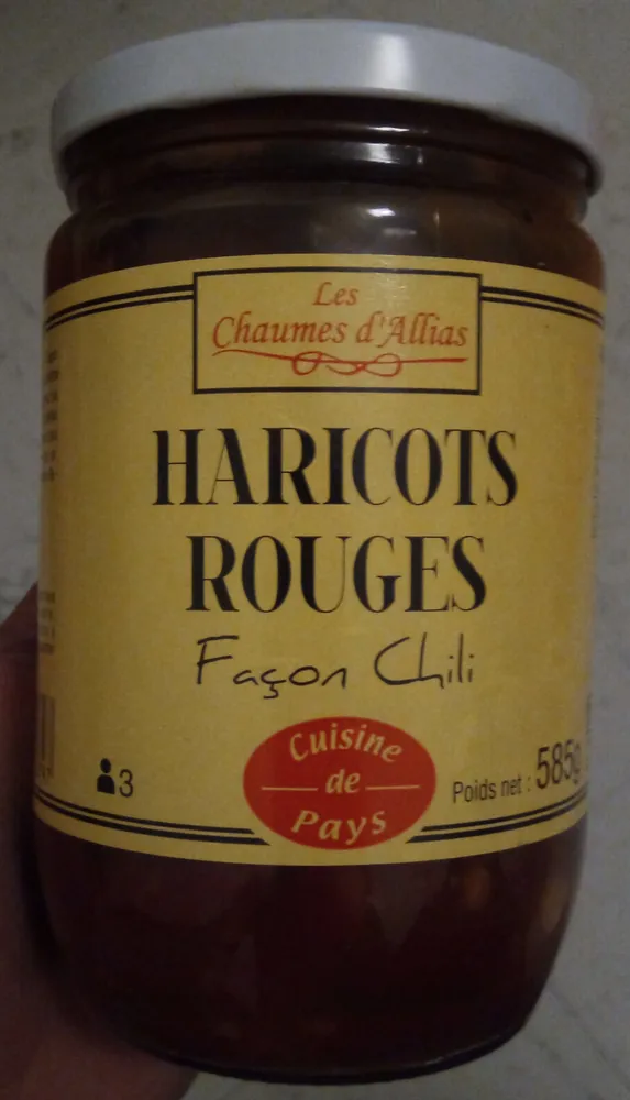 Haricots Rouges façon chili