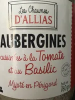 Aubergines cuisinées à la tomate et au basilic