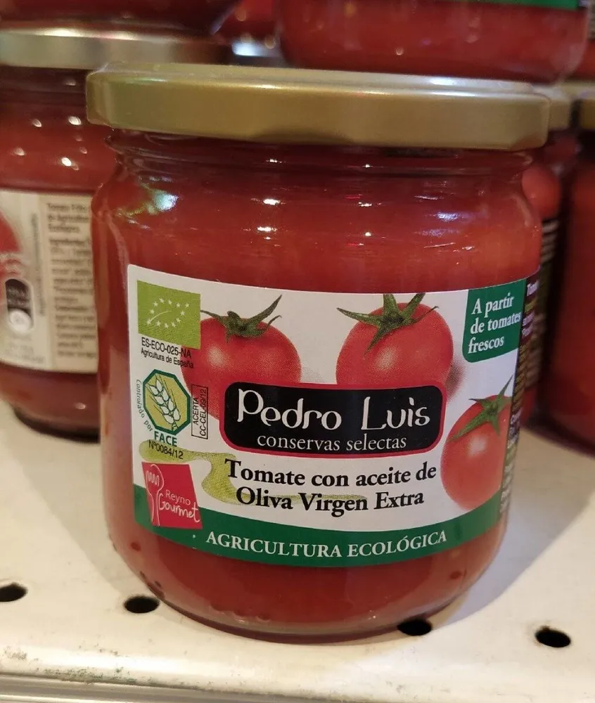 Tomate con aceite de Oliva virgen extra
