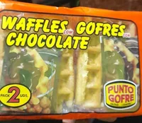 Gofres con chocolate