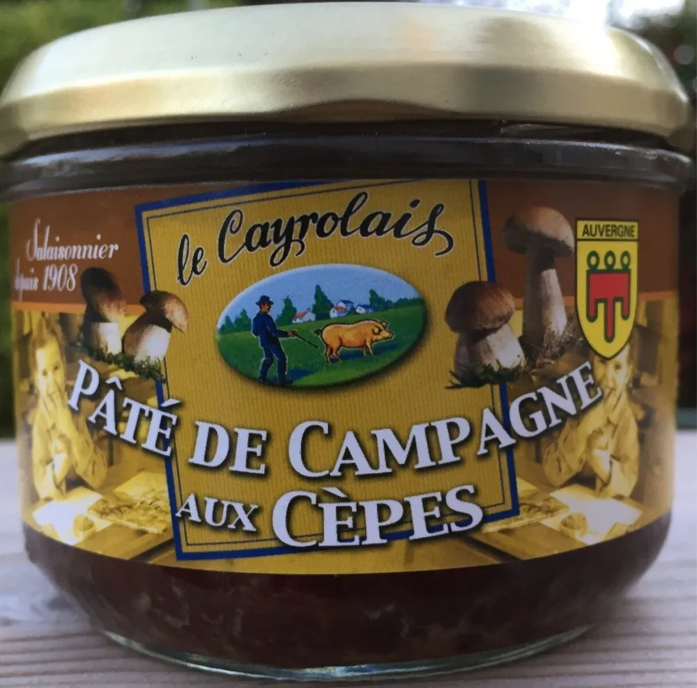 pâté de campagne aux cèpes
