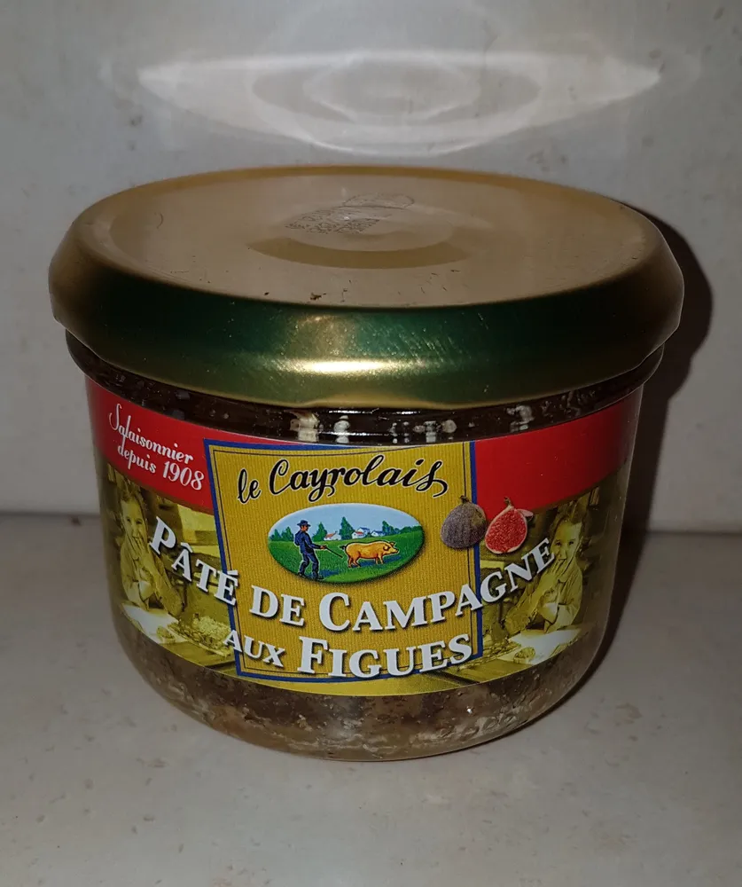 paté de campagne aux figues