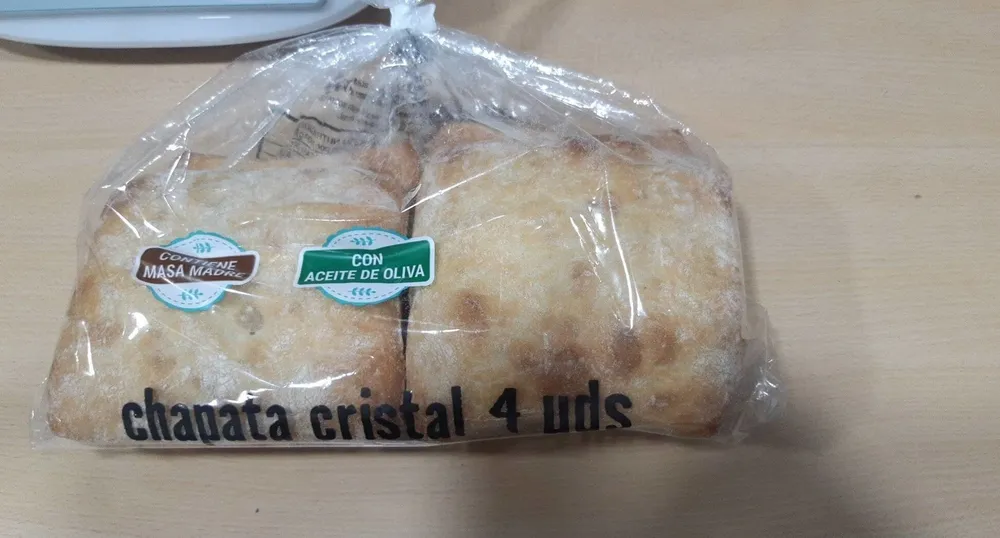 Chapata Cristal 4 unds