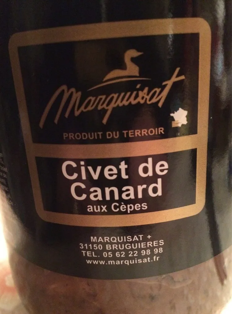 Civet de canard aux cèpes
