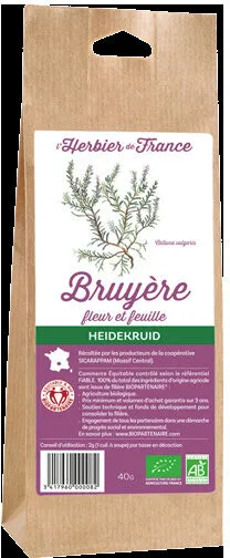 BRUYERE fleur et feuilles sachet 40g*