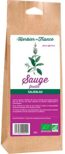 SAUGE feuille sachet 40g*