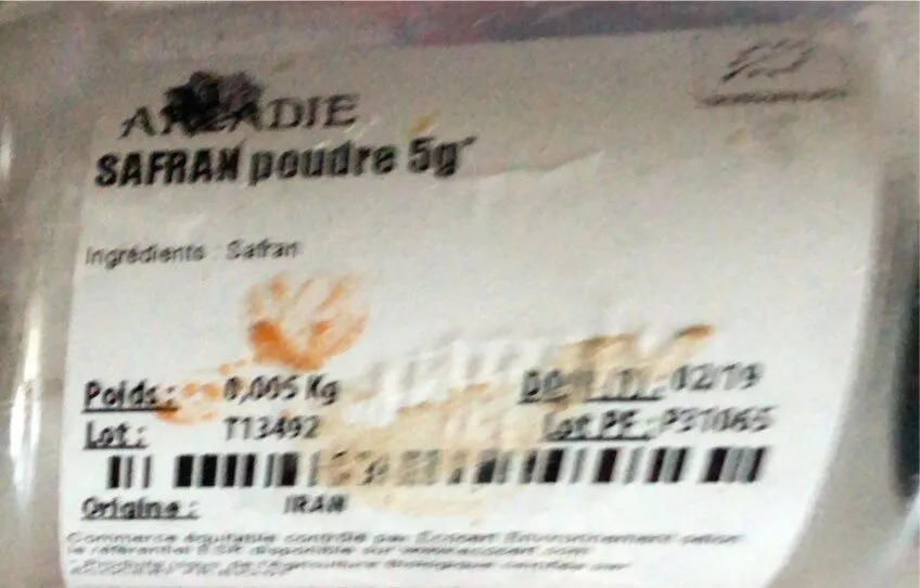 Safran poudre