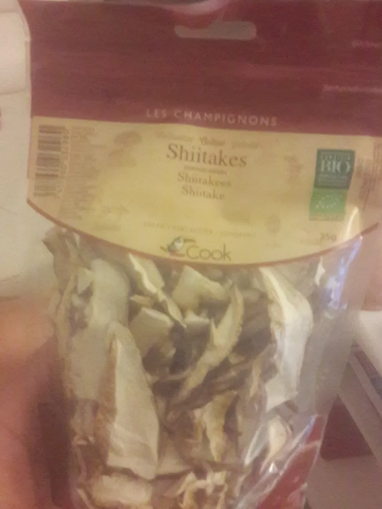 Shiitakes Entiers Sachet