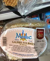 Gaufres fourrées au rhum