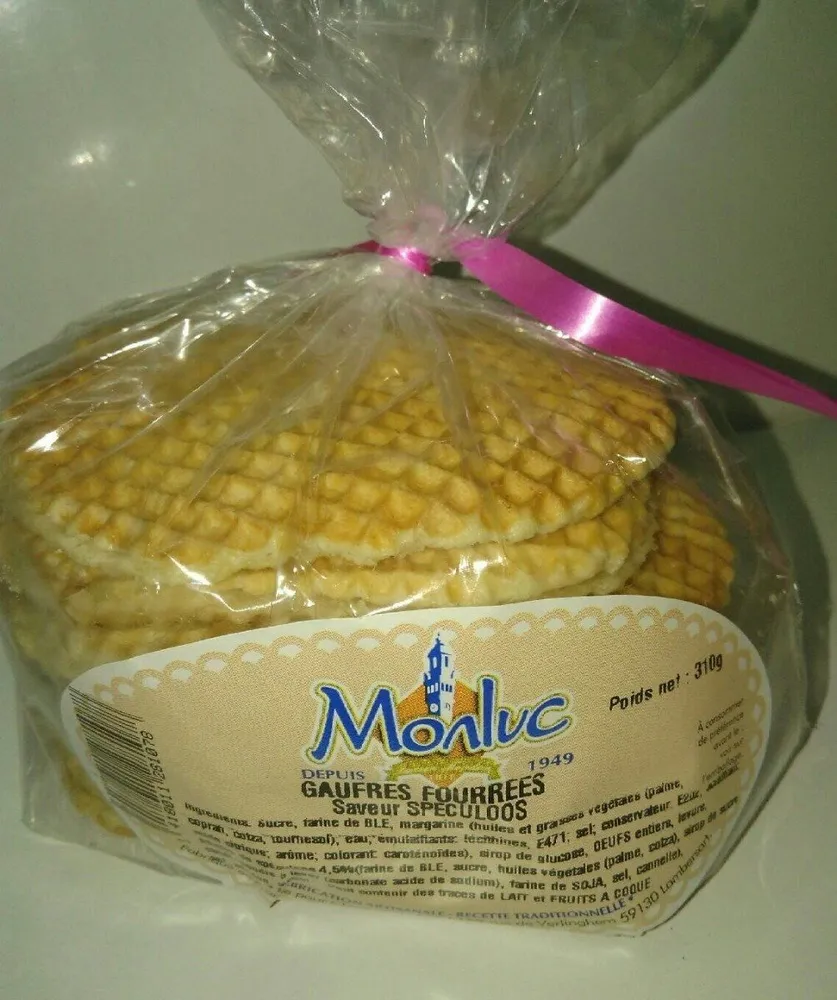 Gaufres fourrées spéculoos