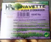 Navette fleur d'oranger