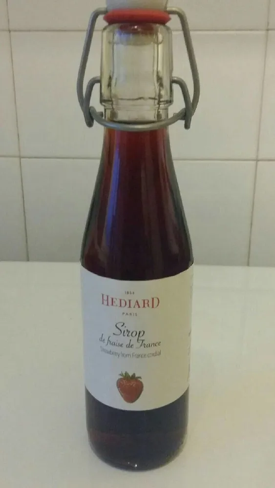 Sirop de fraise de France