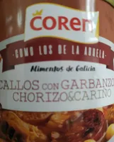 Callos con garbanzos