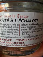 Pâté à l'échalote, 180 g
