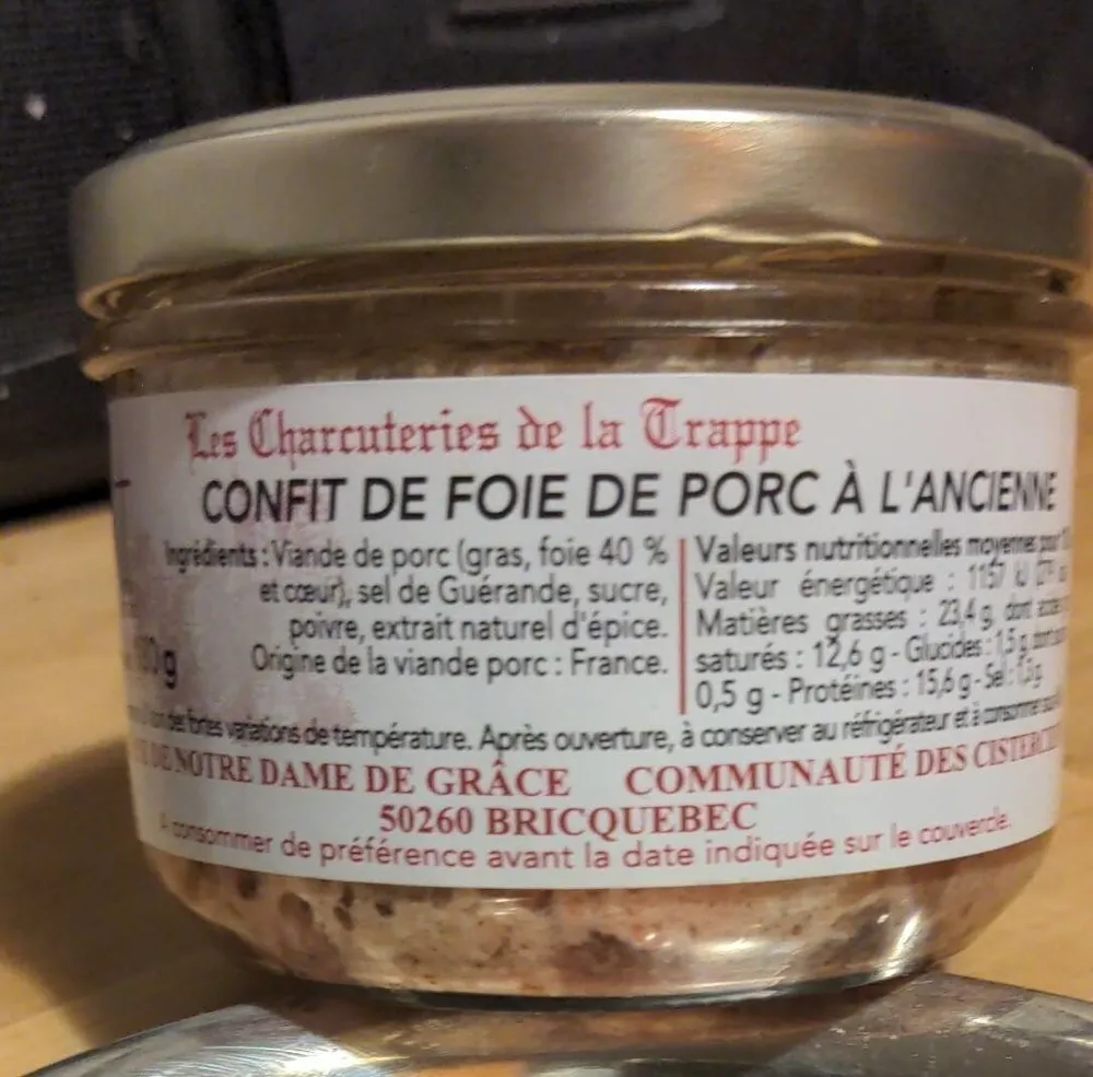 Confit de foie de Porc a l'ancienne