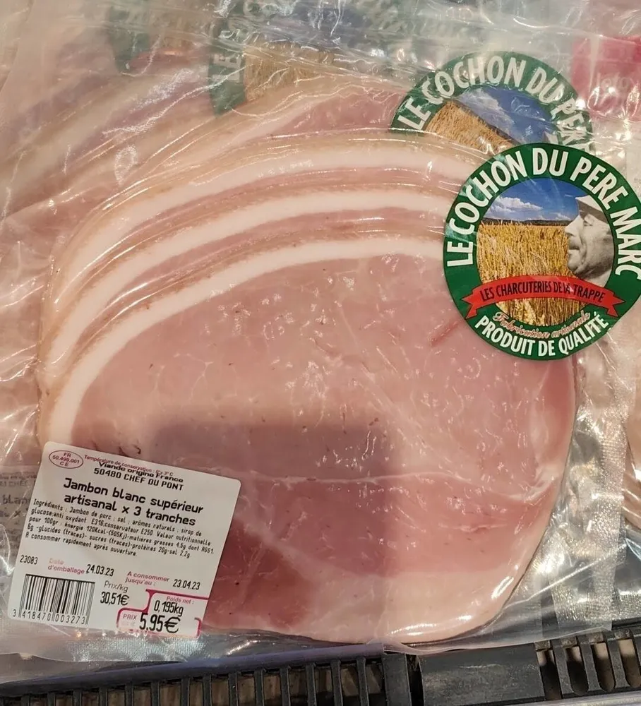 Jambon blanc supérieur