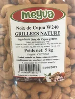 Noix de Cajou Grillées Nature