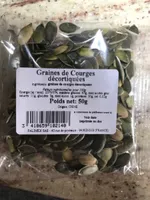 Graines de courges decortiquees