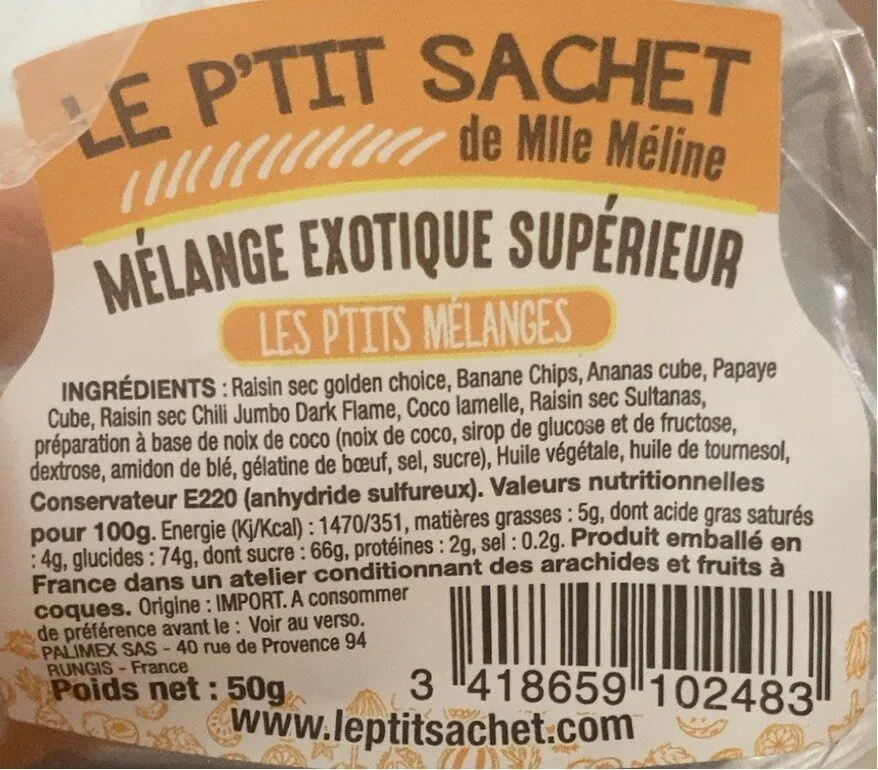 Mélange exotique supérieur