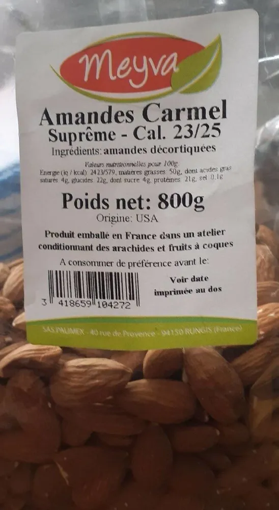 Amandes Carmel
