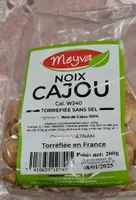 Noix de cajou torréfiée sans sel