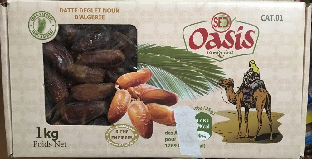 Dattes Deglet Nour d'Algérie