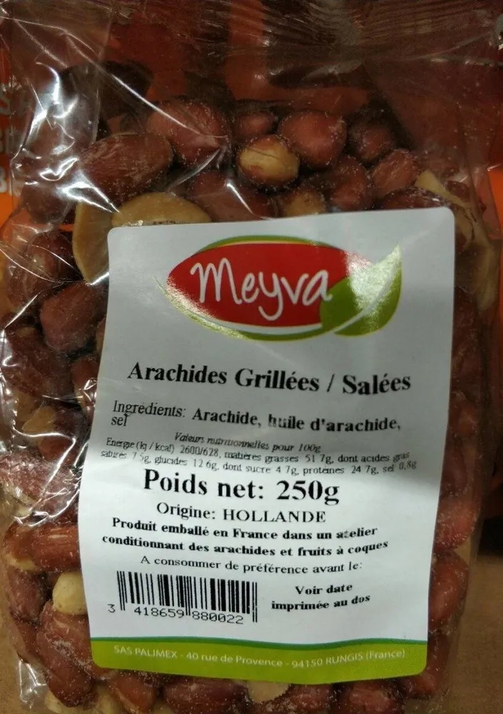 Arachides grillées / salées
