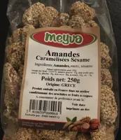 Amàdes  caramelisees sesame