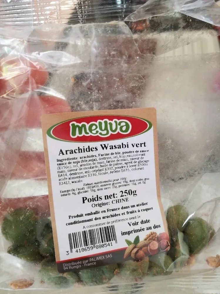 Arachides Wasabi vert