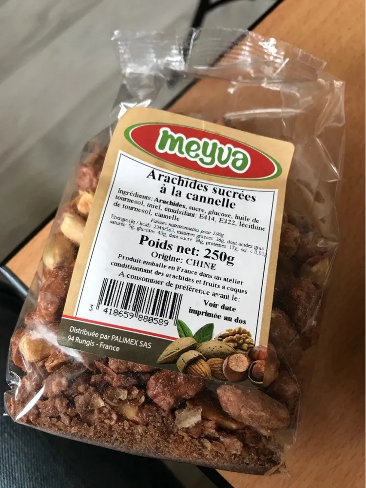 Arachides sucrées à la cannelle