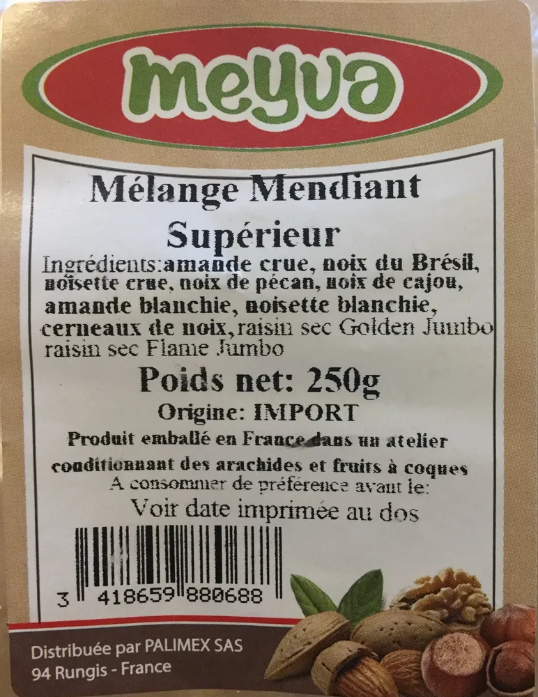 Mélange Mendiant Supérieur