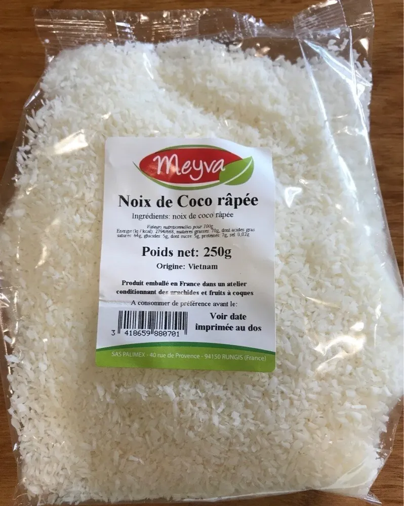 Noix de coco rapée