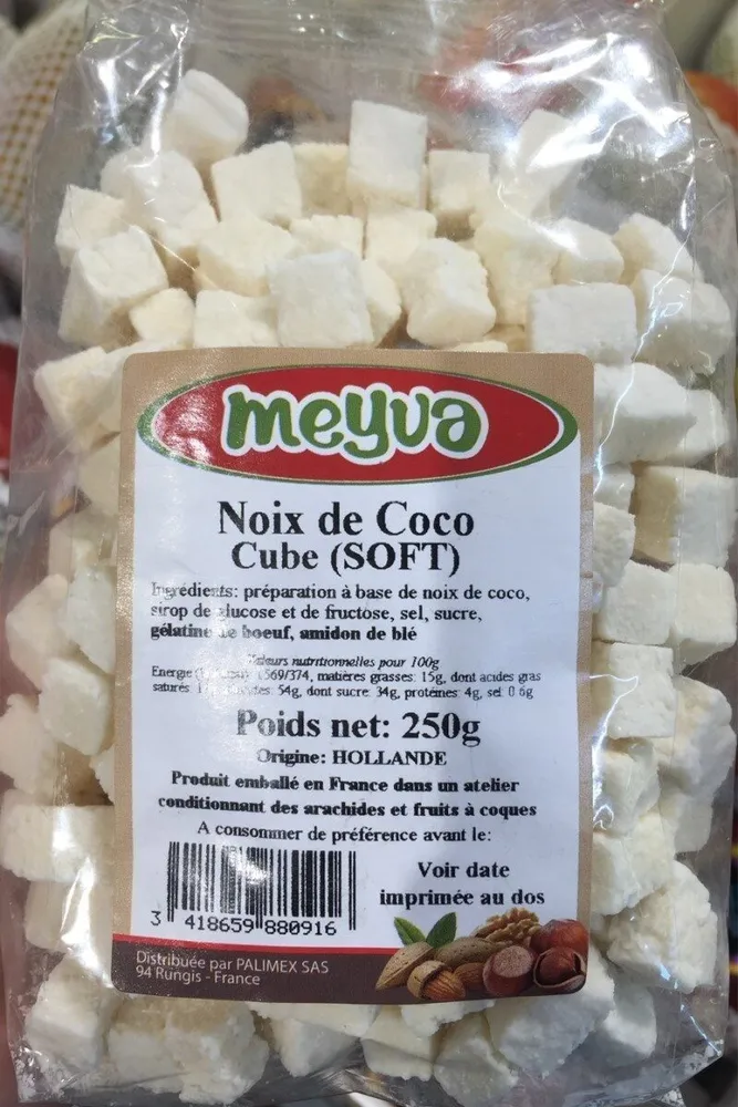 Noix de coco cube