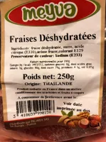 Fraises deshydratees