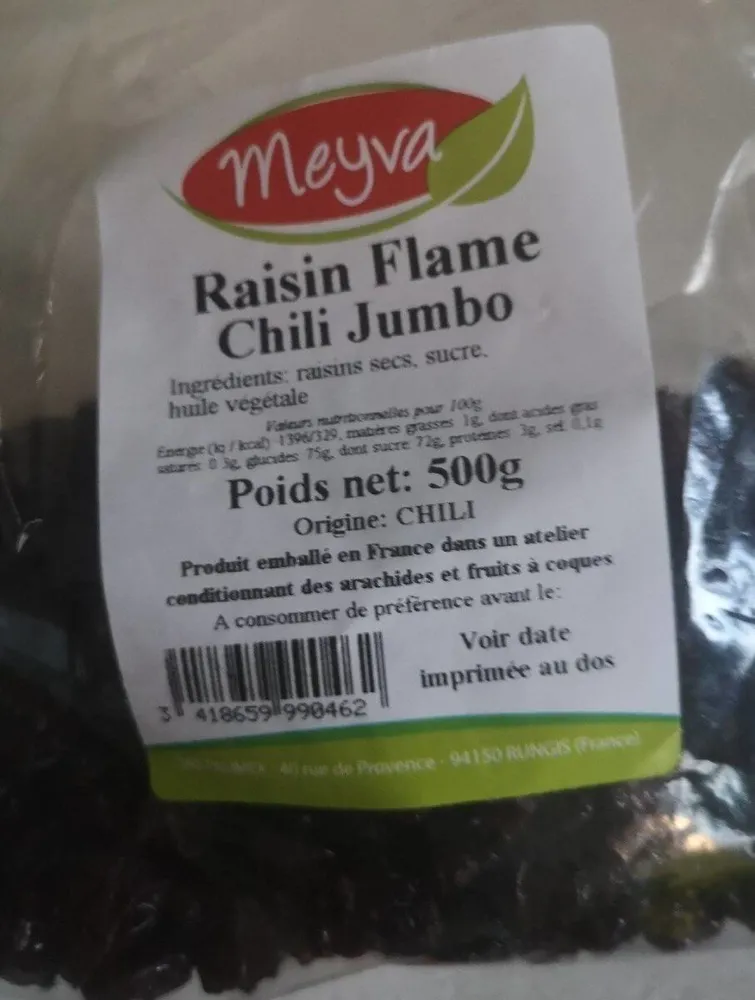 RAISIN FLAME CHILI JUMBO