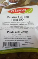 Raisins golden jumbo